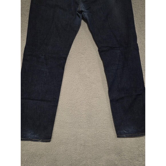 Levis 505 Jeans Mens Selvedge 36x32(36x30) Blue Denim Straight Leg Regular Fit - Picture 8 of 11